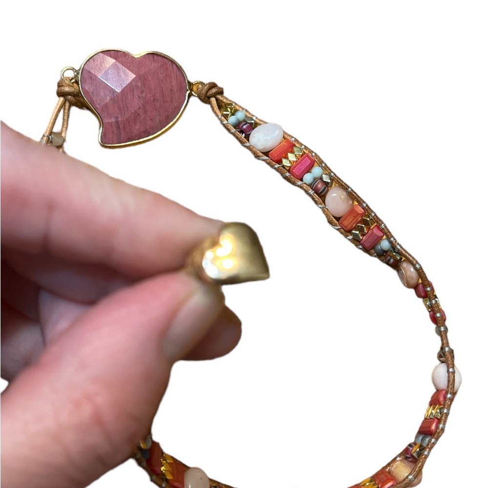 Heart Wrap Bracelet - Picture 3 of 3
